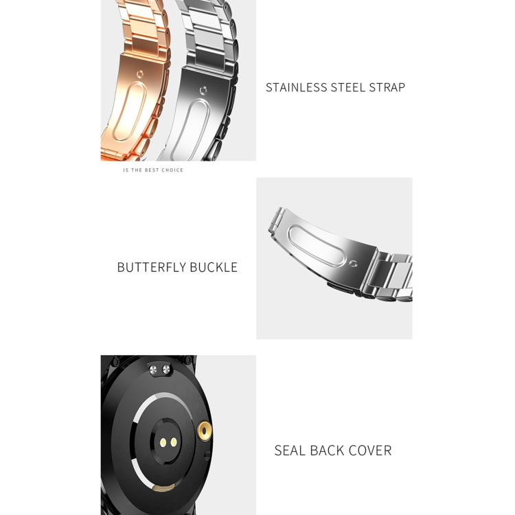 GT3 Smartwatch con schermo rotondo 1,3" e cardiofrequenzimetro