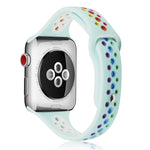 Cinturino in silicone arcobaleno per Apple Watch 38-41mm