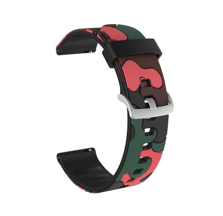 Cinturino silicone mimetico 20mm per Fossil smartwatch