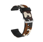 Cinturino silicone mimetico 20mm per Fossil smartwatch