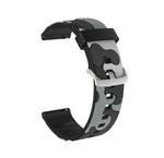 Cinturino silicone mimetico 20mm per Fossil smartwatch