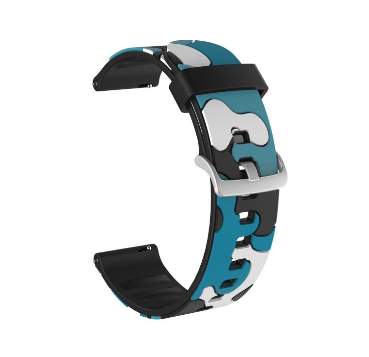 Cinturino silicone mimetico 20mm per Fossil smartwatch