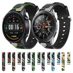 Cinturino silicone mimetico 20mm per Fossil smartwatch