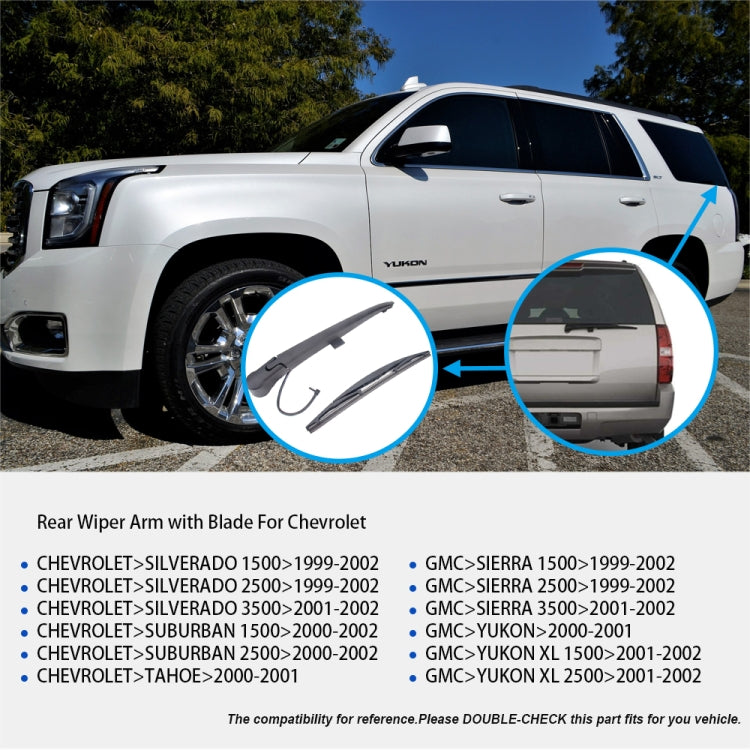 Braccio tergicristallo posteriore per Cadillac Escalade