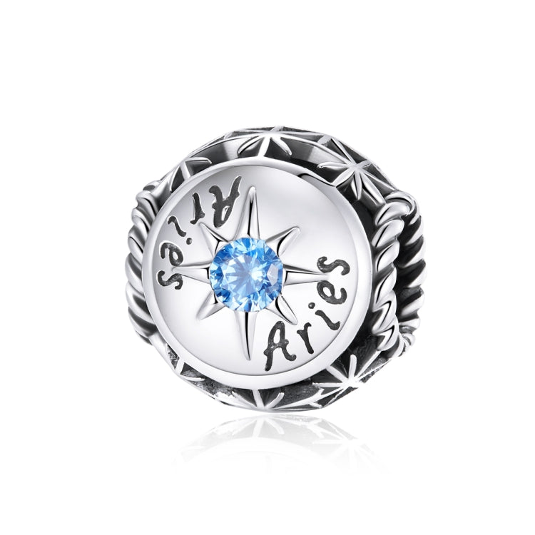 Perline argento 925 costellazioni zircone 12 pezzi