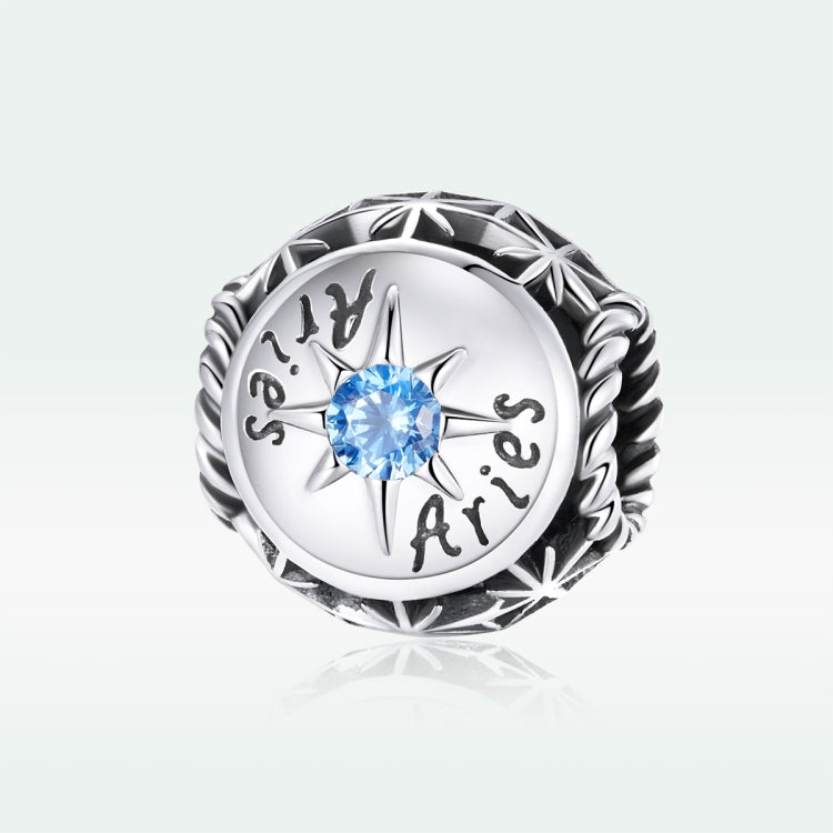 Perline argento 925 costellazioni zircone 12 pezzi