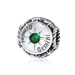 Perline argento 925 costellazioni zircone 12 pezzi