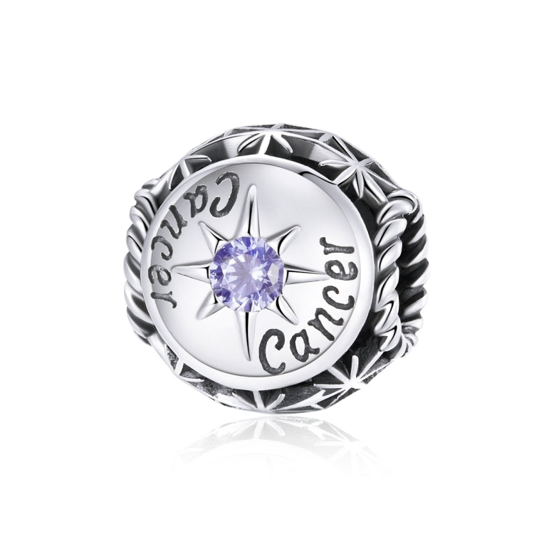 Perline argento 925 costellazioni zircone 12 pezzi