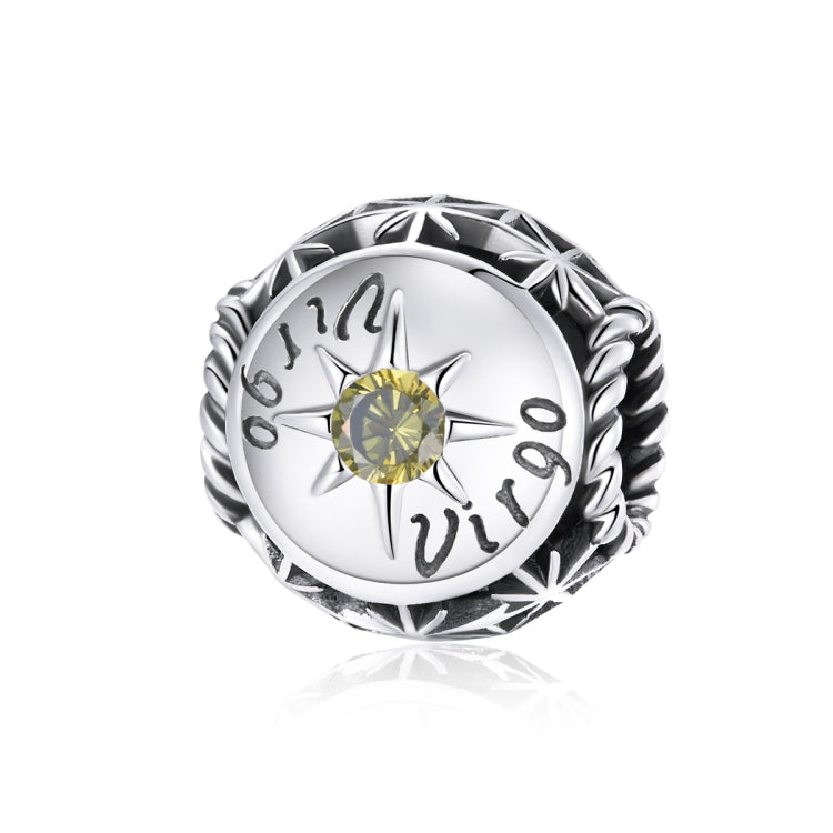Perline argento 925 costellazioni zircone 12 pezzi