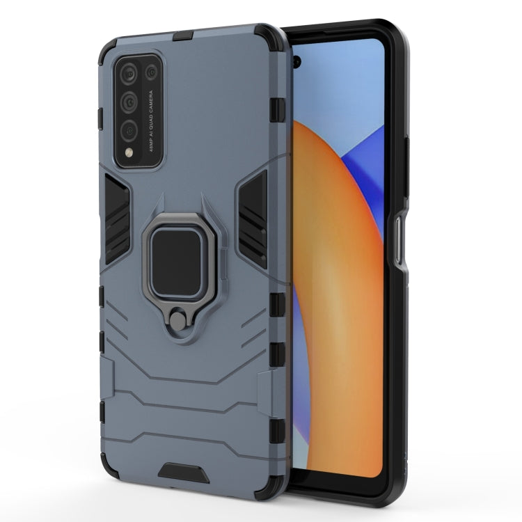 Custodia protettiva antiurto per Huawei Honor 10X Lite con supporto anello
