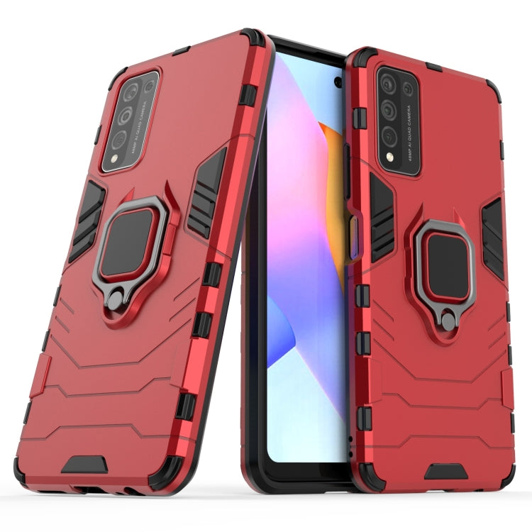 Custodia protettiva antiurto per Huawei Honor 10X Lite con supporto anello