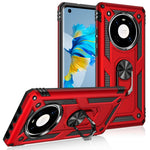 Custodia protettiva antiurto in TPU e PC con supporto girevole per LG K51S