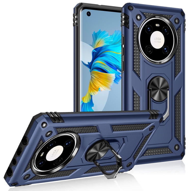 Custodia protettiva antiurto in TPU e PC con supporto girevole per LG K51S