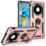 Custodia protettiva antiurto in TPU e PC con supporto girevole per LG K51S