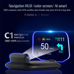 C1 Car HUD Head-up Display con Funzione Navigazione