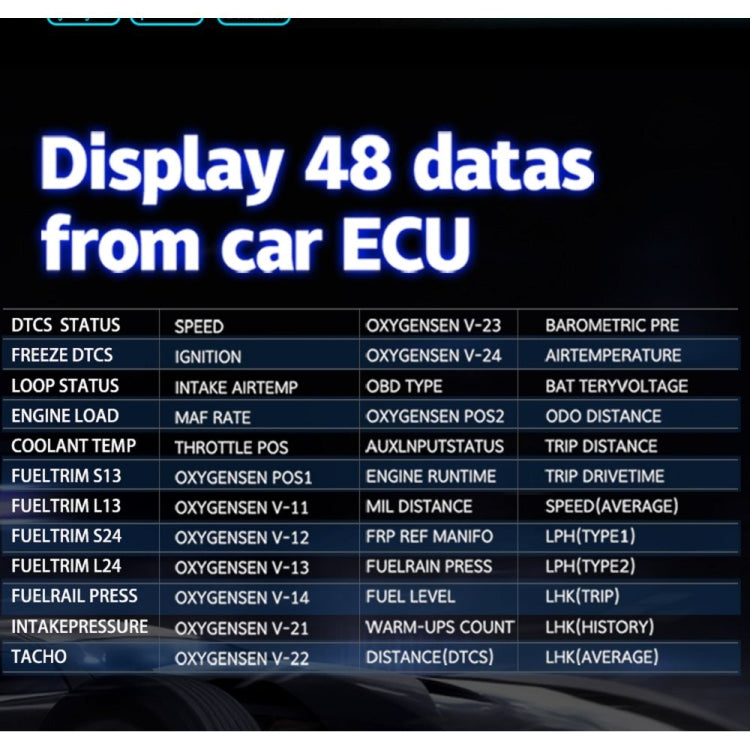 C1 Car HUD Head-up Display con Funzione Navigazione