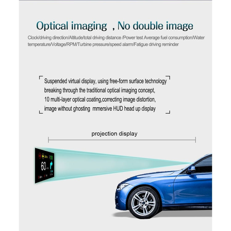 C1 Car HUD Head-up Display con Funzione Navigazione