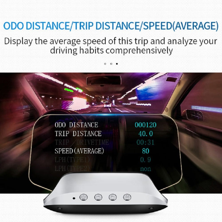 C3 Head-up Display HUD auto con OBD2 e GPS 5,1"