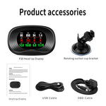 Display Head-Up P20 OBD2 + GPS per Auto con Allarmi