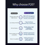 Display Head-Up P20 OBD2 + GPS per Auto con Allarmi