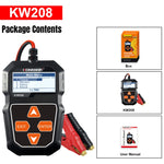 Tester batteria auto KONNWEI KW208 con schermo TFT