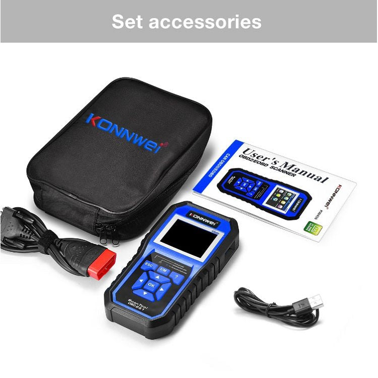 Tester batteria auto KONNWEI KW450 con schermo TFT 2,8"