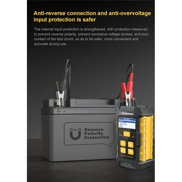 KONNWEI KW510 Tester batteria auto 3 in 1