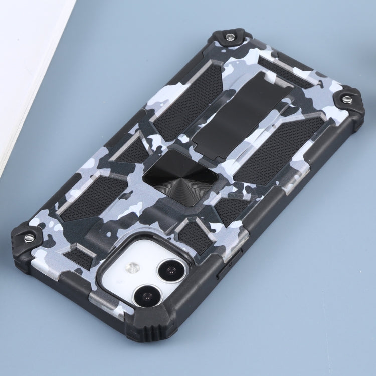 Custodia TPU antiurto camouflage con supporto per iPhone 12 Pro M