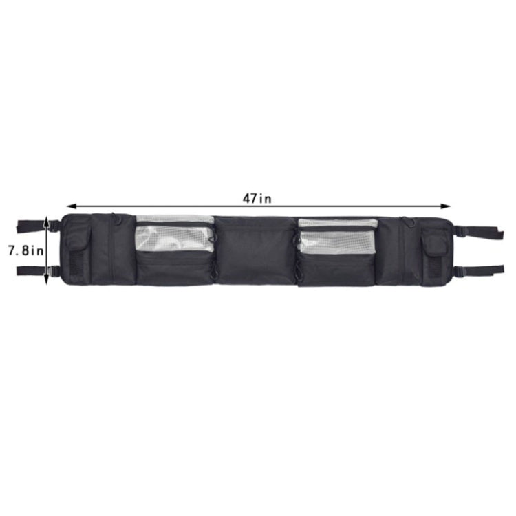 Organizer portaoggetti per roll bar Jeep Wrangler 1955-2020