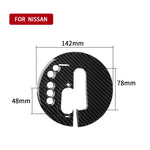 Adesivo decorativo in fibra di carbonio per Nissan 370Z Z34