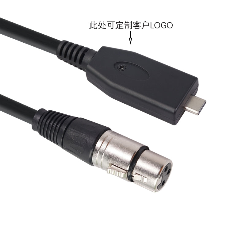 Cavo USB-C maschio a XLR femmina per microfono 2m o 3m
