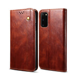 Custodia portafoglio in pelle con slot carte per Galaxy S20
