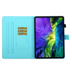 Custodia in pelle piatta con slot carte per iPad Air 10.9