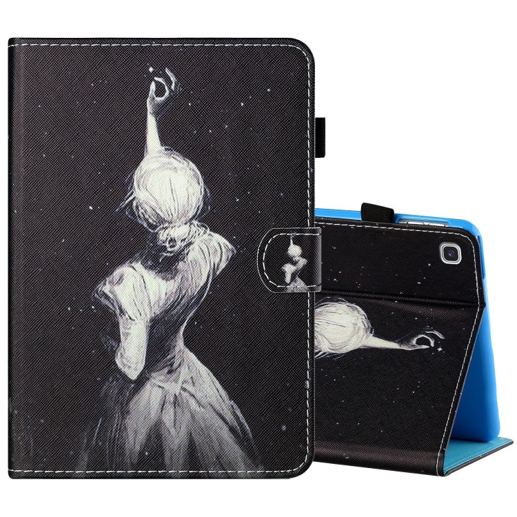 Custodia in pelle piatta per Samsung Galaxy Tab A7 10.4 (2020)