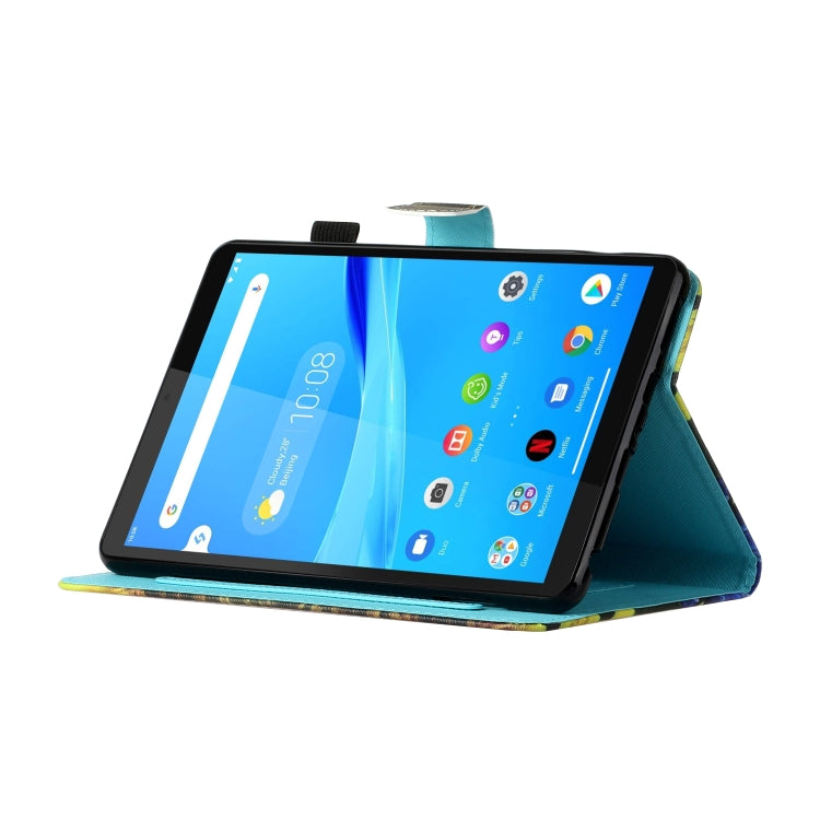 Custodia in pelle per Lenovo Tab M10 Plus con slot carte