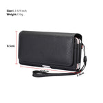 Custodia marsupio in pelle PU con slot carte 6,7 pollici
