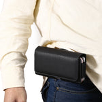 Custodia marsupio in pelle PU con slot carte 6,7 pollici