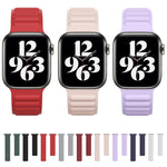 Cinturino in silicone con catena magnetica per Apple Watch
