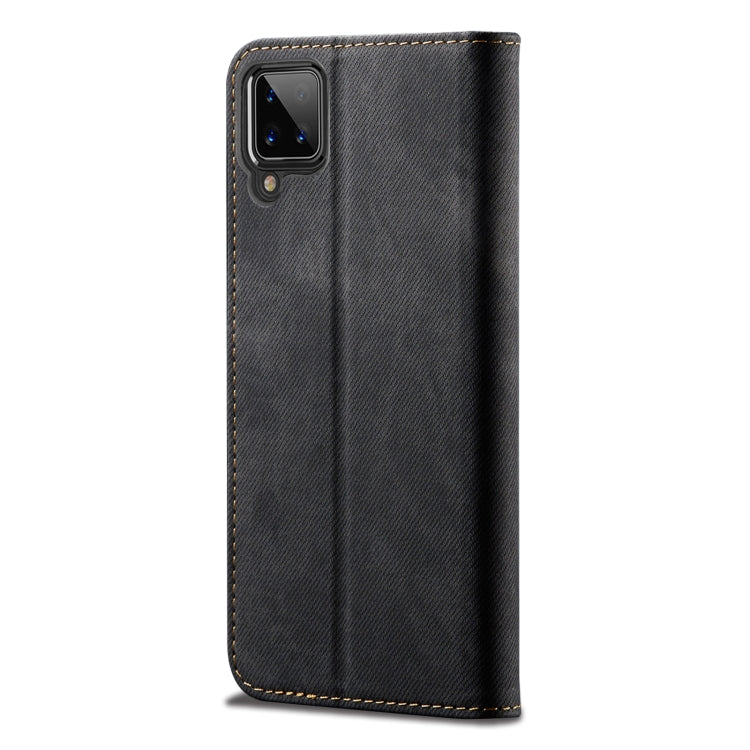 Custodia portafoglio in pelle effetto denim per Samsung Galaxy