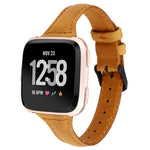 Cinturino in vera pelle per Fitbit Versa