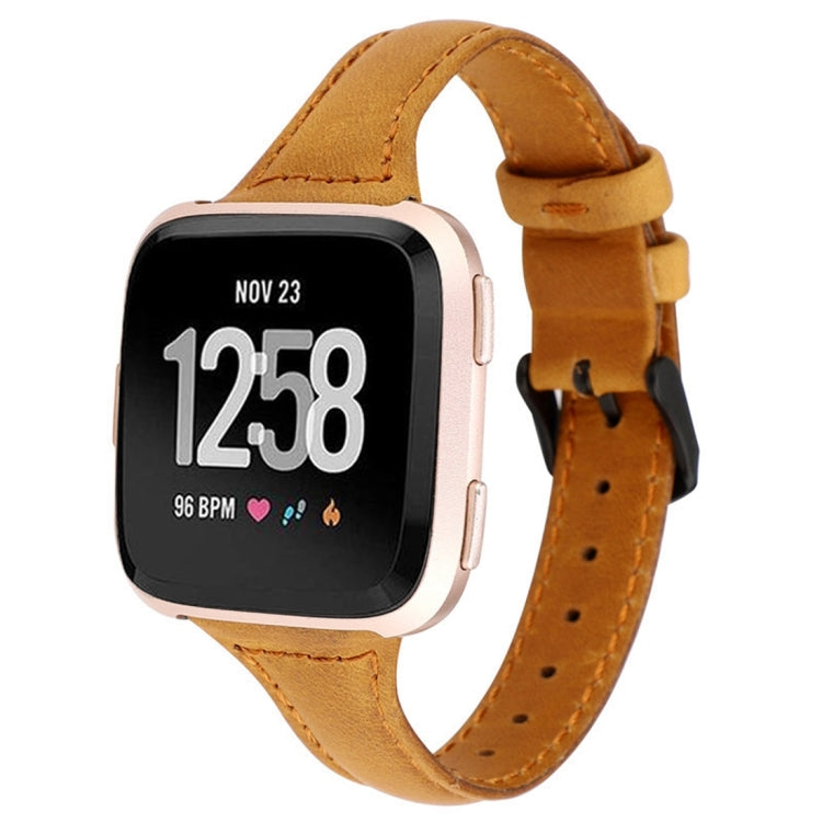 Cinturino in vera pelle per Fitbit Versa