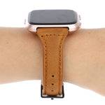 Cinturino in vera pelle per Fitbit Versa