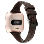 Cinturino in vera pelle per Fitbit Versa
