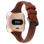 Cinturino in vera pelle per Fitbit Versa