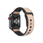 Cinturino TPU con pelle incollata per Apple Watch 40mm e 38mm
