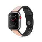 Cinturino TPU con pelle incollata per Apple Watch 40mm e 38mm