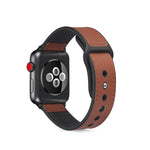 Cinturino TPU con pelle incollata per Apple Watch 40mm e 38mm