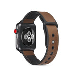 Cinturino TPU con pelle incollata per Apple Watch 40mm e 38mm