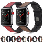 Cinturino TPU con pelle incollata per Apple Watch 40mm e 38mm