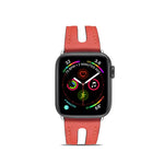 Cinturino in pelle pieno fiore per Apple Watch 38-40 mm